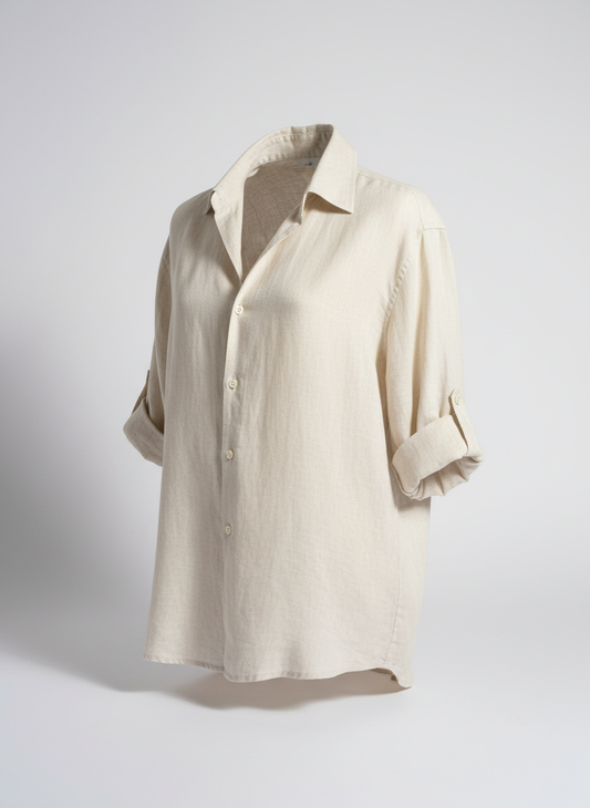 Amalfi Coast Relaxed Linen Shirt